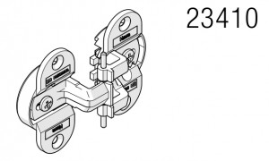HAWA 23410 Folding Concepta niewidoczny zawias środkowy, nikiel