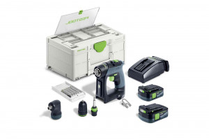 FESTOOL 576865 Akumulatorowa wiertarko-wkrętarka CXS 12 2,5-Set