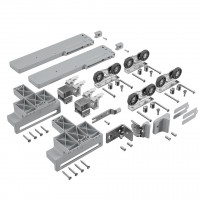 HETTICH 9323130 TopLine 1 komplet do 2 skrzydeł z tłumieniem 75kg