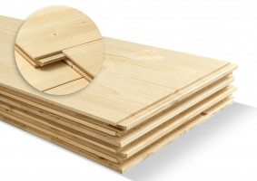 BIO DESKA EasyBoard Świerk B/C 4*PD 2500/625/19
