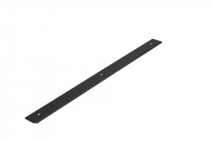 Listwa końcowa do blatu 38mm długość 600mm lewa czarny mat