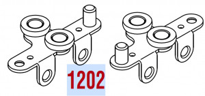 SISCO 1202 wózek górny lewy DX