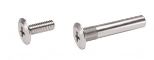 K-IF FLAT złączka M4X30-40MM komplet nikiel