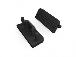 StrongLumio końcówki do listwy Surface 10 gen2 czarne (para)