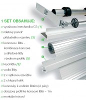 REHAU metal LINE KPL. RAI NE/57 600/1000, stal nierdzewna