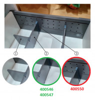 StrongMax przegródka poprzeczna 1100mm szary(antracyt)