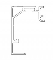 TERNO Solo Vetro tor górny 2710/N aluminiowa czarna 6m