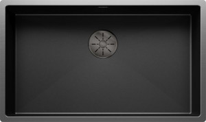 BLANCO 527835 Zlewozmywak Claron 700-U InFino bez drążka Durinox DarkSteel Satin