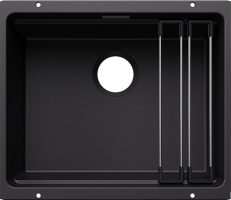 BLANCO 527754 Zlewozmywak Etagon 500-U bez zestawu odpływowego Silgranit czarny