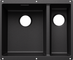BLANCO 527821 Zlew Subline 340/160-U bez zestawu odpływ. Silgranit antracyt