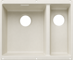 BLANCO 527820 Zlew Subline 340/160-U bez zestawu odpływ. Silgranit biały soft