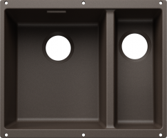 BLANCO 527824 Zlew Subline 340/160-U bez zestawu odpływ. Silgranit kawowy