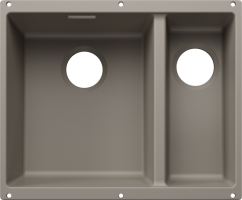 BLANCO 527825 Zlew Subline 340/160-U bez zestawu odpływ. Silgranit tartufo