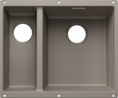 BLANCO 527817 Zlew Subline 340/160-U bez zestawu odpływ. Silgranit tartufo