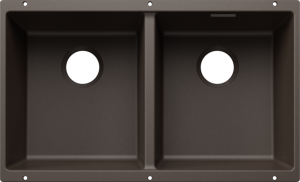 BLANCO 527832 Zlew Subline 350/350-U bez zestawu odpływ. Silgranit kawowy