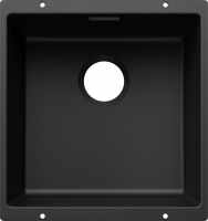 BLANCO 527786 Zlewozmywak Subline 400-U bez zestawu odpływowego Silgranit czarny