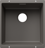 BLANCO 527787 Zlew Subline 400-U bez zestawu odpływ. Silgranit szary wulkan