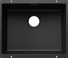 BLANCO 527794 Zlewozmywak Subline 500-U bez zestawu odpływowego Silgranit czarny