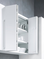 K-HETTICH WingLine S Pull2MS, 3 kg, 600mm, 2 zawiasy S, lewy, szary
