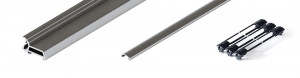 HAWA 31519 Folding Concepta III 20 Profil pionowy, 1200-2200 mm, srebrny