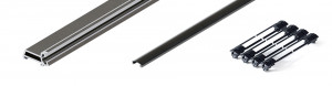 HAWA 31527 Folding Concepta III 25  profil pionowy, 1900-2700mm, czarny