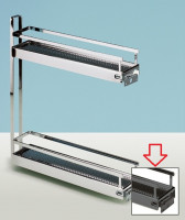 HETTICH 9277605 Kosz Style 2-poziomowy KB150/90° antracyt