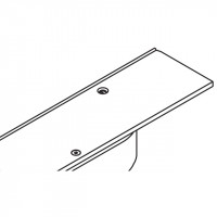HAWA 24914 Folding Concepta 25 profil górny  2120mm, prawy srebrny