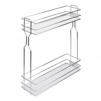 K-StrongWire kosz druciany 200 mm, prowadnica kulkowa Push