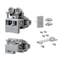 HETTICH 9339366 WingLine L new do 12 kg,zestaw ze sprężyną,szary,prawy, z prow.