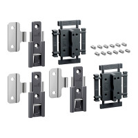 HETTICH 9339491 WingLine L new zawiasy środkowe standardowe 3 szt, antracyt