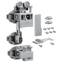 HETTICH 9339352 WingLine L new do 25 kg, zestaw ze sprężyną, szary, lewy