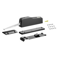 HETTICH 9339584 WingLine L/Snew zestaw Pull to move Silent,lekkie drzwi,antracyt