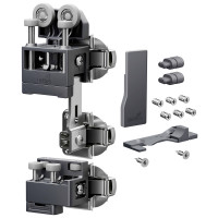 HETTICH 9339347 WingLine L new do 25 kg, zestaw ze sprężyną, antracyt, prawy