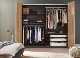 K-HETTICH WingLine L,lekkie drzwi,z profilem dolnym,3 zawiasy S,prawy, szary