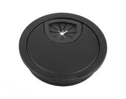 STRONG Przepust kablowy metalowy 60mm czarny mat