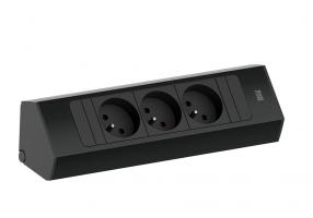 BACHMANN 932.101 Casia 2 , 3x230V,  czarna RAL9005