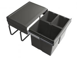 GOLLINUCCI Sorter Linea 297 500mm 1x15l+2x7,5l antracit