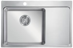 StrongSinks S3 Zlewozmywak Nida 787, rozm.787 x 520 mm nierdz.,ociekacz prawy