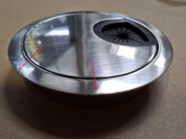 STRONG Przepust kablowy 60 mm stal szlifowana