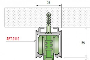 SISCO Profil  2000mm art. 110AF