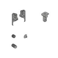 HETTICH 9360739 FurnSpin Cadro hybrydowy poziomy bez profili, zestaw biały