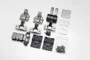 StrongLine Turnio zestaw okuć do drzwi składanych, 2 skrzydła, 15 kg