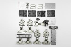 StrongLine Turnio zestaw okuć do drzwi składanych, 2 skrzydła, 25 kg