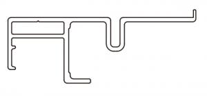 StrongLine Turnio tor dolny, aluminium anodowane, 2,5 m