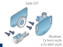 S-S37 komplet okuć 1 skrzydło