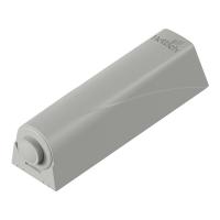 HETTICH 9375931 tłok PTO z soczewką, krótki, extra silny, z adapterem, szary