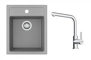 FRANKE Zestaw T113SZ SID 610-40 szary + FS 3230.031