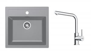 FRANKE Zestaw T114SZ SID 610 szary + FS 3230.031