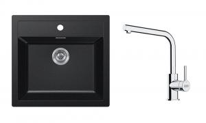 FRANKE Zestaw T114F SID 610 czarny + FS 3230.031