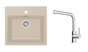 FRANKE Zestaw T114BE SID 610 beżowy + FS 3230.031